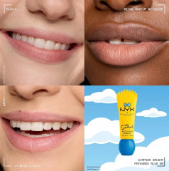 NYX Professional Makeup The Simpsons, Peekaboo Blue, бальзам для губ 8 мл, увлажняющий, матовый, стойкий тинт для губ