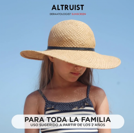 Altruist Dermatologist Sunscreen SPF 50, UVA/UVB PPD 39, Солнцезащитный крем для лица и тела  водостойкий, для чувствительной кожи, без отдушек, vegan, 100 мл