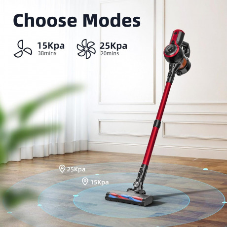 CONOPU CONOPU Akku-Hand-und Stielstaubsauger, 160,00 W, beutellos, Staubsauger 25Kpa Staubsauger Kabellos 160W mit 2 Saugmodi LED-Leuchte Беспроводной ручной и стержневой пылесос CONOPU, 160,00 Вт, без мешка, пылесос, беспроводной пылесос 25 кПа, 160 Вт,