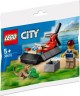 LEGO 2er Set: 30589 Go-Kart-Fahrer - Polybag + Polybag 30570 Luftkissenboot fur Tierrettung Набор из 2 предметов: 30589 Водитель картинга — полиэтиленовый пакет + полиэтиленовый пакет 30570 Судно на воздушной подушке для спасения животных