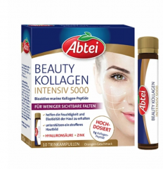 Abtei Kollagen Intensiv 5000 Комплекс с пептидами морского коллагена для поддержания эластичности и увлажнения кожи, 25мл х 10шт