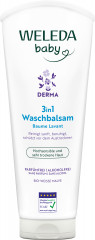 WELEDA 3in1 Waschbalsam Weisse Malve, 200 ml, Моющий бальзам Derma 3 в 1 с белой мальвой для особо чувствительной кожи лица, тела и волос, 200 мл