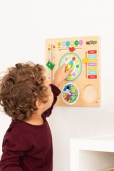 myToys ORIGINALS Kalenderuhr aus Holz Деревянные часы с календарем