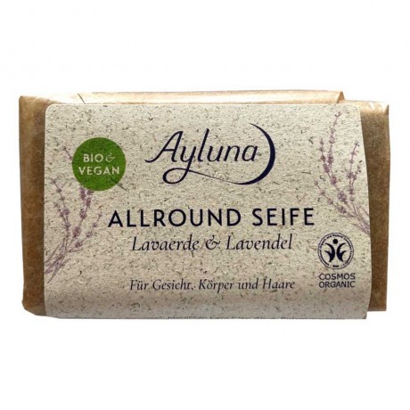 Ayluna Naturkosmetik Allround Seife Lavaerde & Lavendel Универсальное мыло земля лавы и лаванда
