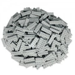 LEGO LEGO 2x6 Steine grau -100 Stuck - Grey bricks 2456 LEGO 2x6 кирпичи серые - 100 штук - Серые кирпичи 2456