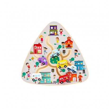 Kinder-Labyrinth-Spielzeug Holzernes Kinder-Labyrinth-Laufbahnspiel Kids Maze Toy Деревянный детский лабиринт