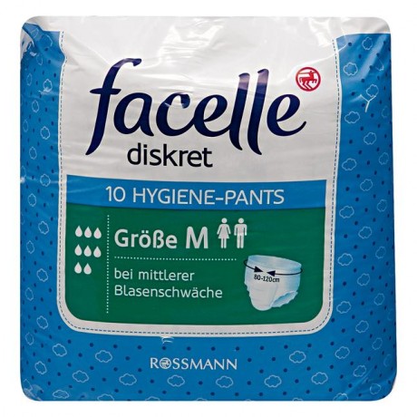 facelle diskret Hygiene-Pants, Размер M 10 шт.