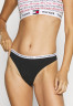 Tommy Hilfiger ESSENTIALS 3 PACK Thong medium grey htr/white/black НАБОР ESSENTIALS 3 стринги средне-серый htr/белый/черный