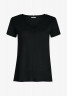 Tommy Hilfiger SLUB V-NECK Basic T-shirt black SLUB V-NECK Базовая футболка черный