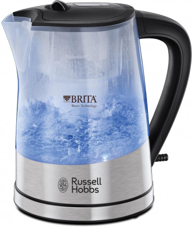 RUSSELL HOBBS RUSSELL HOBBS Wasserkocher WK 22850-70, 1,5 l, 2200 W, mit Brita Maxtra Filterkartusche  Чайник RUSSELL HOBBS WK 22850-70, 1,5 л, 2200 Вт, с фильтрующим картриджем Brita Maxtra