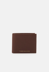 Tommy Hilfiger MINI WALLET UNISEX Wallet dark chestnut МИНИ КОШЕЛЕК УНИСЕКС Бумажник темно-каштановый