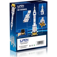 Open Bricks Open Bricks Rocket mit ca. 280 markenkomaptiblen Bausteinen Open Bricks Rocket с примерно 280 кирпичами