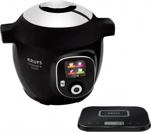 Krups Krups Multikocher CZ8568 Cook4Me+ Grameez, 1600 W, 6 l Schussel, vernetzte Waage, 300 Rezepte, 6 Programme, kompatibel mit Cook4Me-App  Мультиварка Krups CZ8568 Cook4Me+ Grameez, 1600 Вт, чаша 6 л, подключаемые весы, 300 рецептов, 6 программ, совмес