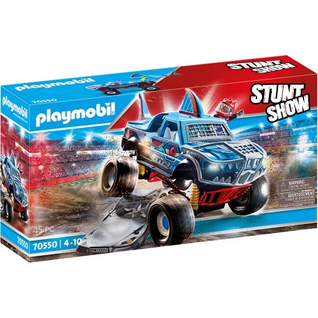 PLAYMOBIL PLAYMOBIL 70550 Stuntshow Monster Truck Shark PLAYMOBIL 70550 Трюковое шоу «Акула-монстр»