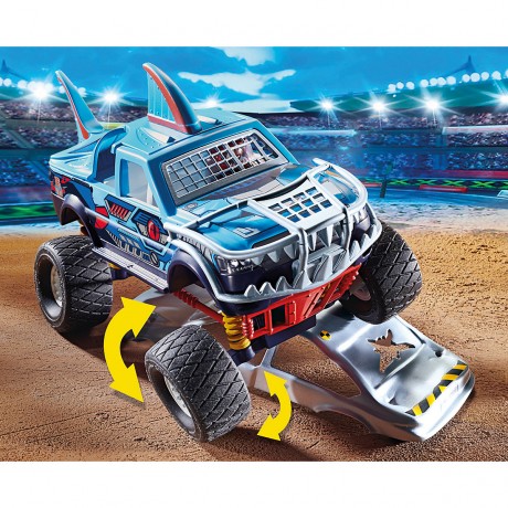 PLAYMOBIL PLAYMOBIL 70550 Stuntshow Monster Truck Shark PLAYMOBIL 70550 Трюковое шоу «Акула-монстр»