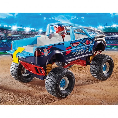 PLAYMOBIL PLAYMOBIL 70550 Stuntshow Monster Truck Shark PLAYMOBIL 70550 Трюковое шоу «Акула-монстр»