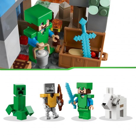 LEGO LEGO Minecraft 21243 Die Vereisten Gipfel LEGO Minecraft 21243 Ледяные вершины