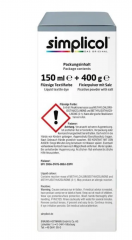 Simplicol Textilfarbe intensiv Elegant Grey, Краска для ткани серая интенсивная, жидкая, для стиральной машины 40 , 150 мл + фиксатор 400 г