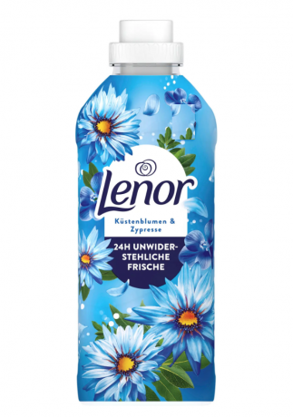 Lenor Weichspuler Kustenblume & Zypresse 71WL, Кондиционер для белья с Ароматов морского берега и цветов пачули, 71 загрузка (1596мл)
