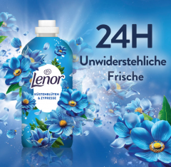 Lenor Weichspuler Kustenblume & Zypresse 71WL, Кондиционер для белья с Ароматов морского берега и цветов пачули, 71 загрузка (1596мл)