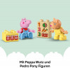 LEGO DUPLO 10468 Свинка Пеппа Конструктор Трактор и Рынок, 18 деталей, 2 фигурки, от 2 лет