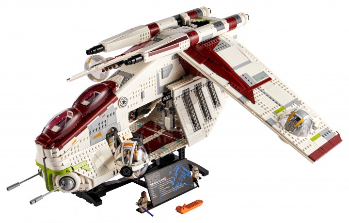 Lego Republic Gunship Республиканский боевой корабль