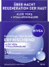 NIVEA Nachtpflege erfrischend Aloe Vera + Hyaluronsaure, 50 ml, Нивеа ночной крем гиалуроновая кислота, пантенол, алоэ вера 50 мл