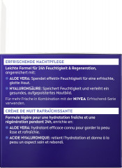 NIVEA Nachtpflege erfrischend Aloe Vera + Hyaluronsaure, 50 ml, Нивеа ночной крем гиалуроновая кислота, пантенол, алоэ вера 50 мл