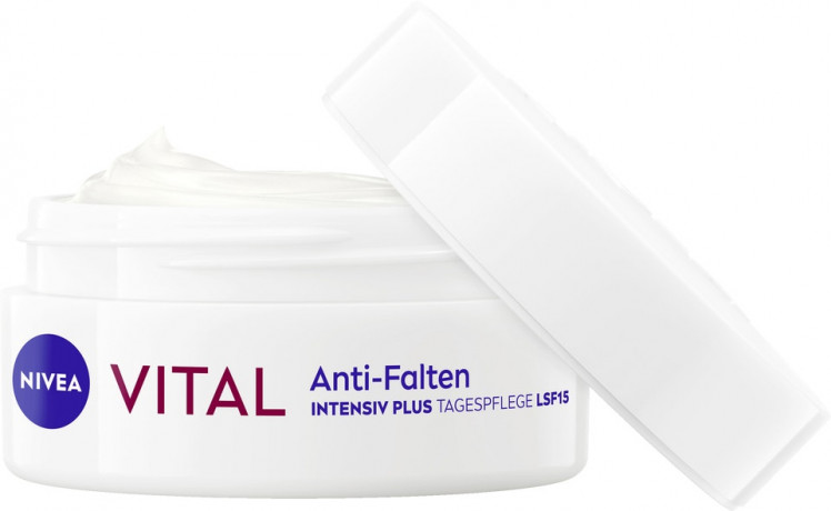 NIVEA VITAL Anti-Falten Intensiv Plus Tagespflege LSF 15, 50 ml, Нивеа Дневной крем для лица для зрелой кожи, SPF 15, против глубоких морщин, 50 мл