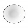 Seltmann Weiden Seltmann Weiden Modern Life Black Line Suppenschale oval l: 16 cm / h: 4 cm / 0,42 L Seltmann Weiden Modern Life Black Line овальная тарелка для супа д: 16 см / высота: 4 см / 0,42 л
