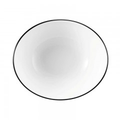 Seltmann Weiden Seltmann Weiden Modern Life Black Line Suppenschale oval l: 16 cm / h: 4 cm / 0,42 L Seltmann Weiden Modern Life Black Line овальная тарелка для супа д: 16 см / высота: 4 см / 0,42 л