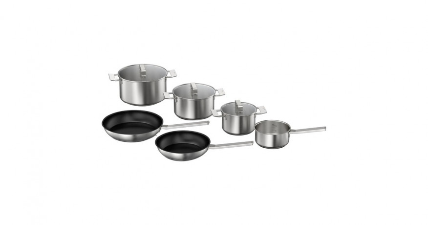 Neff Neff Topf-Set Z9406SE0 edelstahl, 6-teilig  edelstahl Набор кастрюль Neff Z9406SE0 нержавеющая сталь, 6 предметов