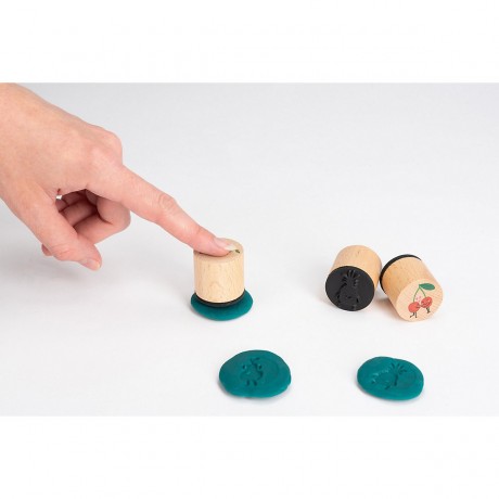 KNETA Holzstempel Fruits Деревянная печать Фрукты