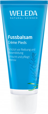 Weleda Fussbalsam, 75 ml, Освежающий бальзам для сухой кожи стоп с миррой и календулой, 75 мл