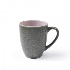 Bitz Bitz Gastro grey / light pink Becher mit Henkel 0,30 L / h: 10 cm Кружка Bitz Gastro серая/светло-розовая с ручкой 0,30 л/высота: 10 см