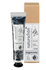 alverde NATURKOSMETIK Augencreme naturschön Olive, 15 ml, Алверде Крем для кожи вокруг глаз с натуральной тройной оливой, 15 мл