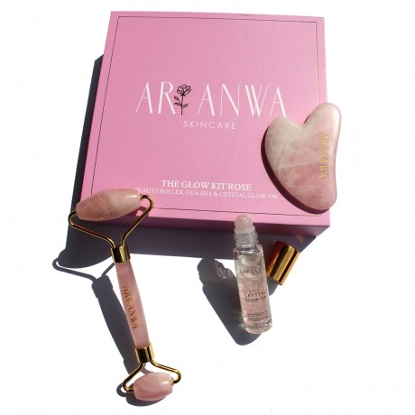 ARI ANWA Skincare The Glow Kit Rose Светящийся комплект розы