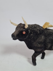 Фигурка винтажная Papo &quot;Черный бык&quot;, 15 см, Германия, 1960-70гг.