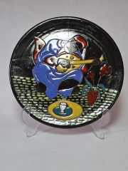 Les Ceramiques Коллекционная тарелка &quot;Мандола&quot;, 24см, Тунис 1950г.