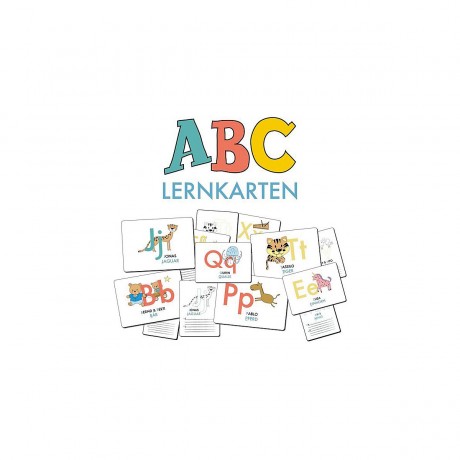 Nova MD Verlag ABC-Lernkarten der Tiere Азбука с изображением животных