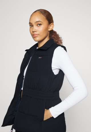 Tommy Hilfiger SORONA BALL WAISTED PUFF VEST Waistcoat desert sky ЖИЛЕТ SORONA BALL WAISTED PUFF Жилет небо пустыни