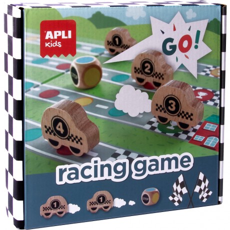 APLI Kids Autorennen Brettspiel (Racing Game) Настольная игра Car Racing (Гоночная игра)