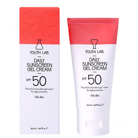 YOUTH LAB. Daily Sunscreen Gel Cream SPF 50 Ежедневный солнцезащитный гель-крем SPF 50
