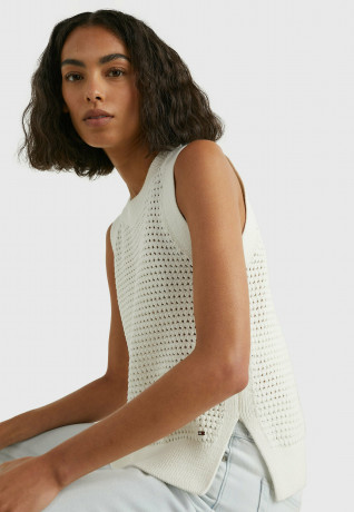 Tommy Hilfiger OPEN Top ecru ОТКРЫТО отлично экрю