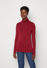 Tommy Hilfiger SLIM ROLL NECK  Long sleeved top rouge SLIM ROLL NECK Топ с длинными рукавами румяна