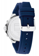 Tommy Hilfiger SPORT Chronograph watch silber silber/blau blau СПОРТ часы с хронографом серебристый серебристый/синий синий