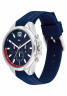 Tommy Hilfiger SPORT Chronograph watch silber silber/blau blau СПОРТ часы с хронографом серебристый серебристый/синий синий
