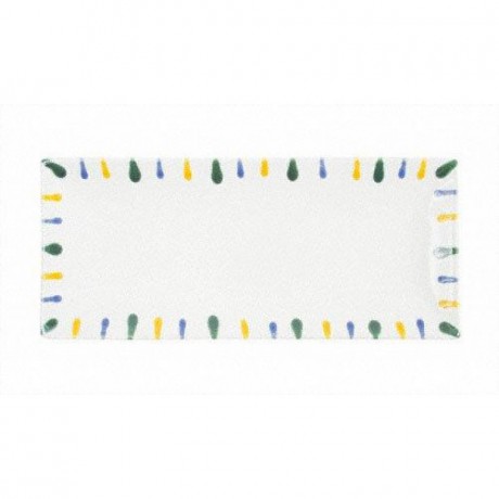 Gmundner Keramik Gmundner Keramik Buntgeflammt Platte rechteckig 30 x 15 cm Гмунднер керамика красочная пламенная тарелка прямоугольная 30 х 15 см