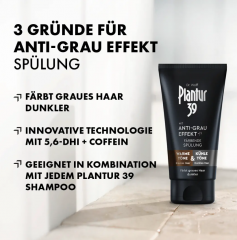 Plantur 39 Anti-Grau Effekt Spulung, Кондиционер против седины, 150 мл
