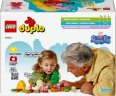 LEGO DUPLO 10452 Свинка Пеппа Конструктор Поход с Папой Свинкой, 32 детали, 2 фигурки, от 2 лет